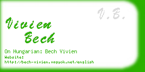 vivien bech business card